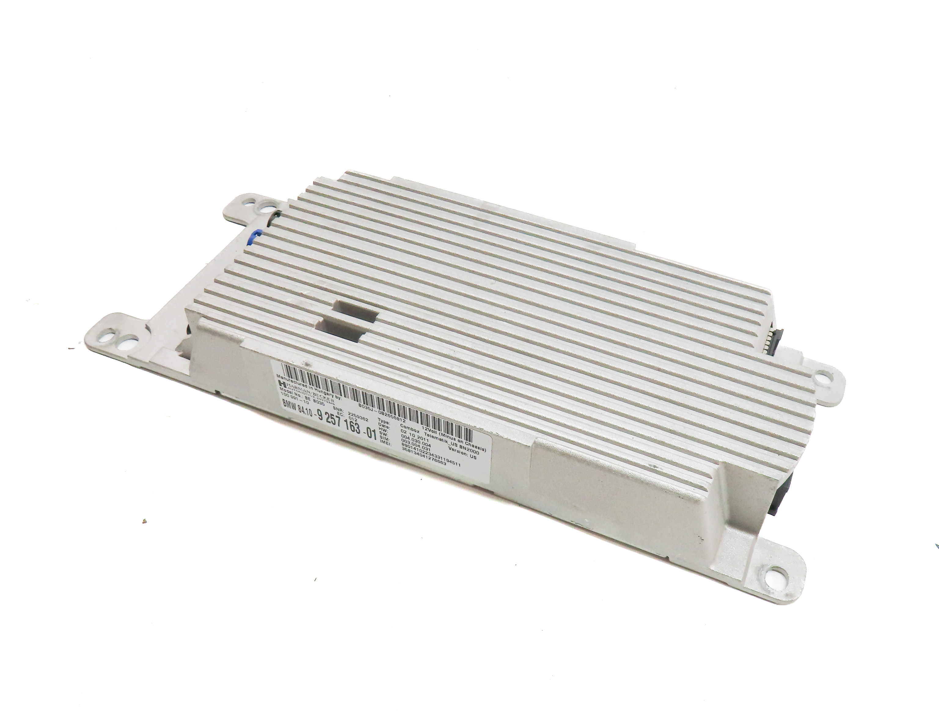 10-14 BMW 335i X5 X6 (E70 E71 E90) BLUETOOTH TELEMATICS COMBOX CONTROL MODULE — exact item pictured